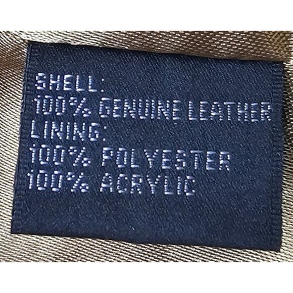 VTG Irvine Park Brown Suede Leather Jacket Zipper & Button Closure Coat Men's S - Picture 9 of 10